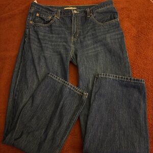 Levi's Women's Straight Leg Jeans - Dark Blue